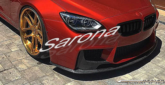 Custom BMW 6 Series  Coupe, Convertible & Sedan Front Add-on Lip (2012 - 2016) - $690.00 (Part #BM-076-FA)